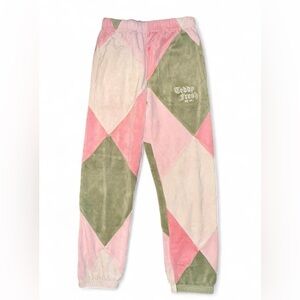 Teddy Fresh Patchwork Velour Sweatpants